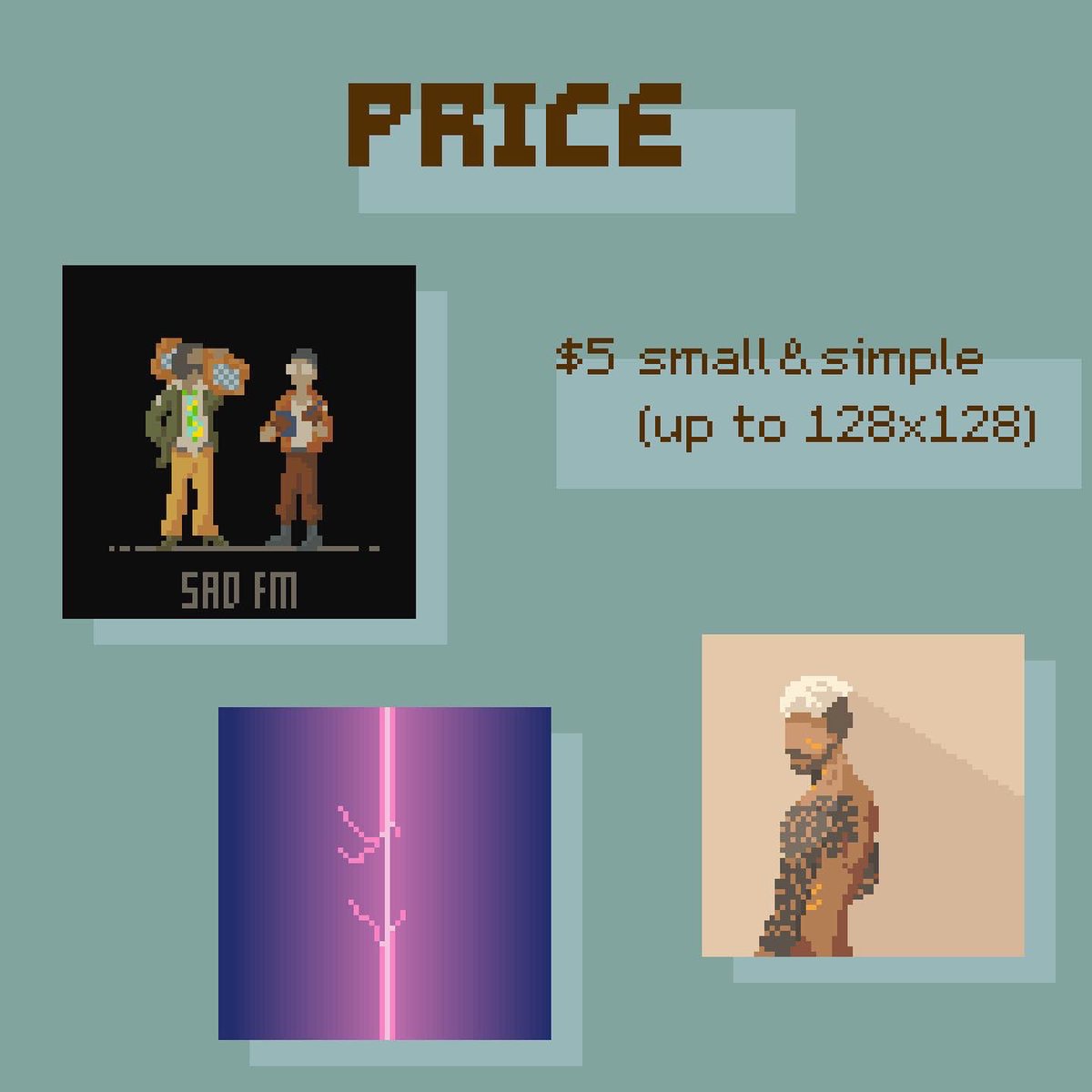 cqpixels's tweet photo. Just in case
Anyway I’ll gladly make Arcane or Disco Elysium fan art for you!
#pixelart #commissions #ukraineartist https://t.co/Q2dCDO3SQg