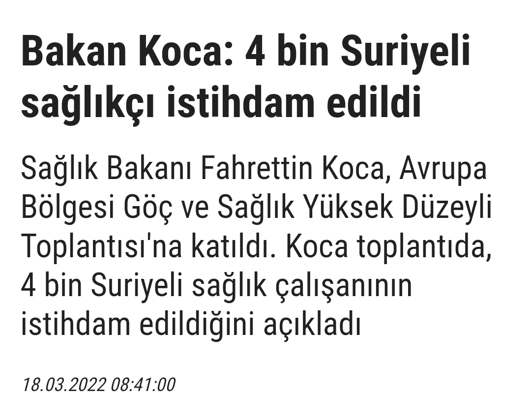 Bilalkurnaz47's tweet photo. Yüksek puanlarla onca sene okuyup atama bekleyen 740 bin sağlıkçı arkadaşlarımız varken yapılan bu atama resmen saygısızlık,bizi anladığınızı sanmıyorum sn KOCA
@drfahrettinkoca
#SuriyelidenOnceBiziAtaKoca https://t.co/X8W2G9jzo2