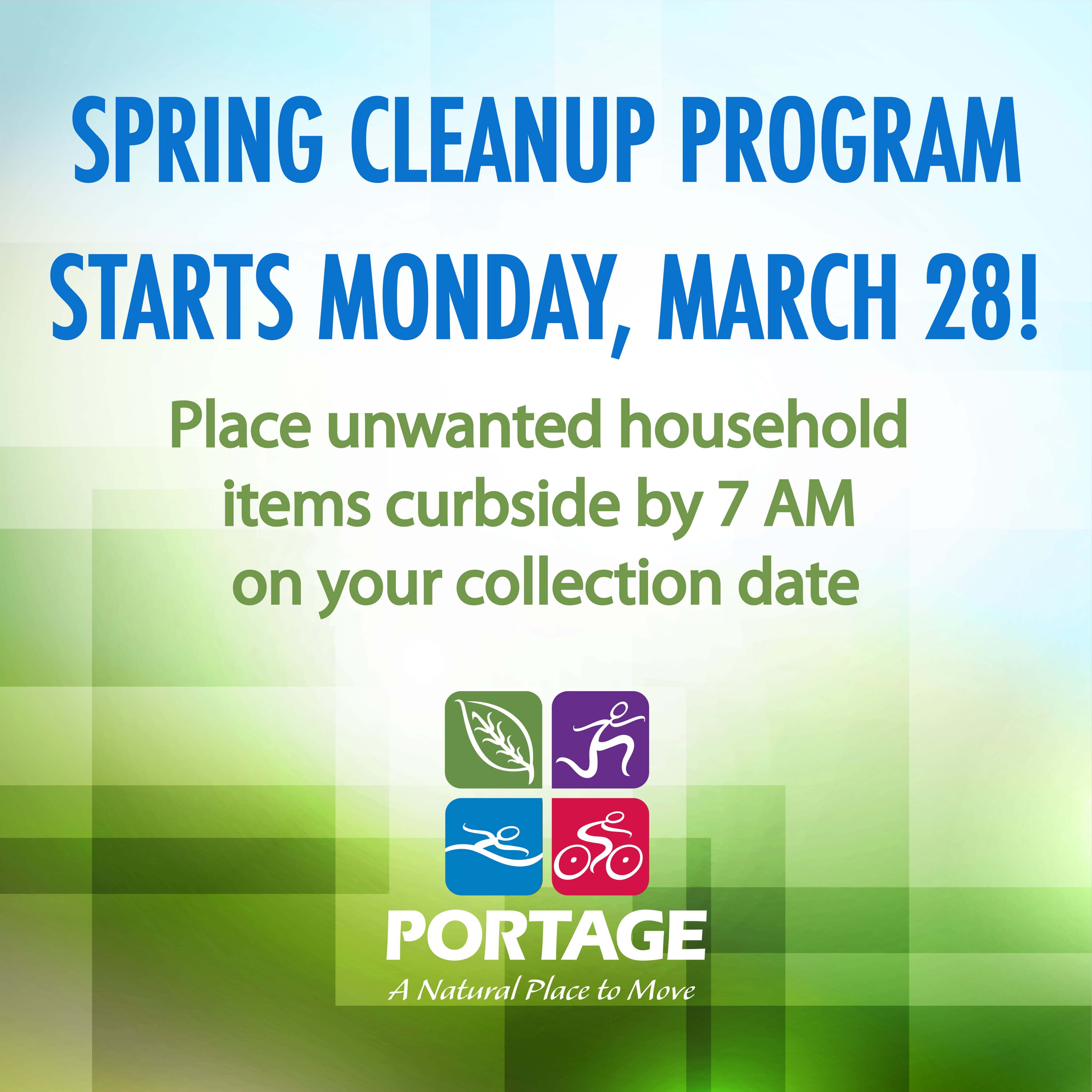 The City of Portage MI on Twitter "The Spring Cleanup Program gives