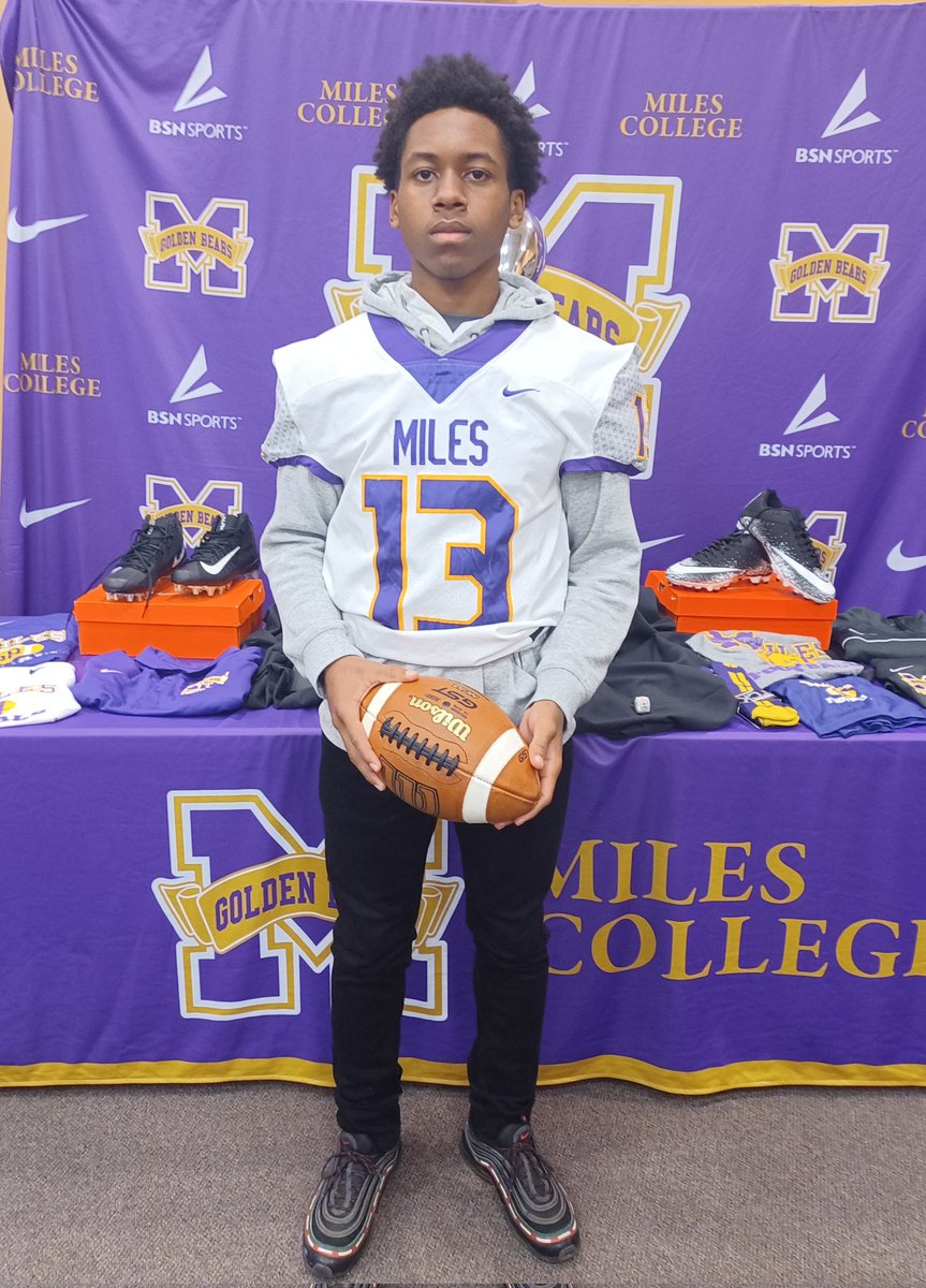Miles College Football Lands Kicking Specialist
* Miles Tory
* Kohl 4.5 Kicker-3.5 punter
* Blackman High School
  Murfreesboro Tennessee