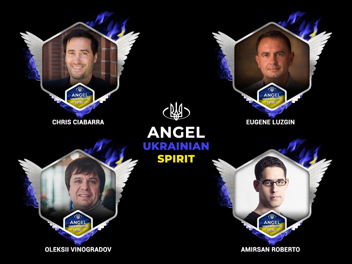 UAspiritNFT's tweet photo. 💛💙 Cordial thanks to our Angels! You make the project rolling! 

Chris Ciabarra
Revel Systems and Athena Security сo-founder 

Eugene Luzgin 
Blockchain engineer at Wyre, CryptoTribe

Oleksii Vinogradov
OpenBiSea NFT marketplace founder

Amirsan Roberto
Sinofy Group co-founder https://t.co/1Of66euHL2
