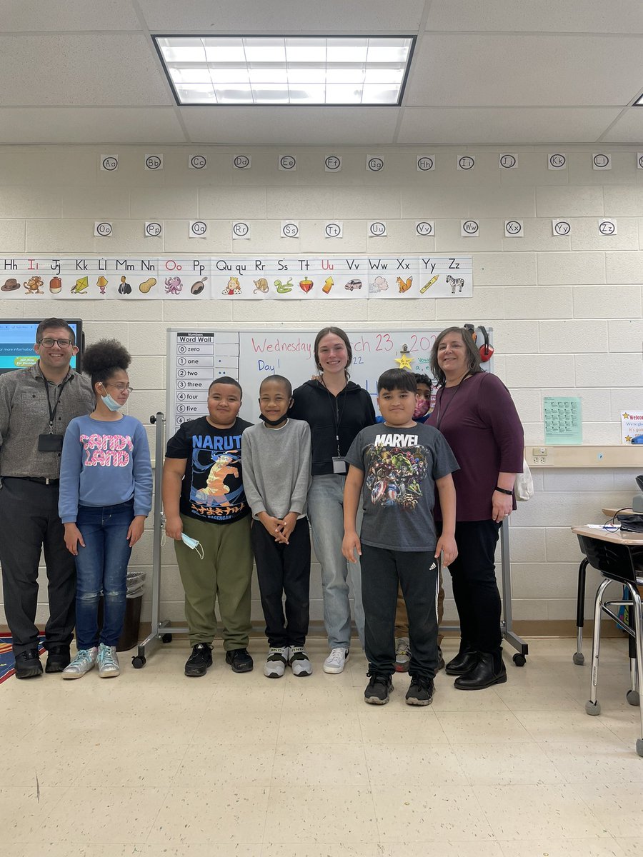 Weve been lucky to have such a caring, empathetic, lifelong learner in our class for the past 6 weeks! Student faces show that they loved having Hadley here, helping &amp; getting a glimpse into teaching! <a href="/VDVpal/">Rob Reavey</a> <a href="/SHSFlakker/">Mrs. Flakker</a> <a href="/MsFrevertVDV/">Lindsay Frevert</a> <a href="/SomervilleHSNJ/">Somerville High School</a> <a href="/CariPlotkin/">cari plotkin</a> <a href="/TanyaEMcDonald/">Dr. Tanya McDonald</a>