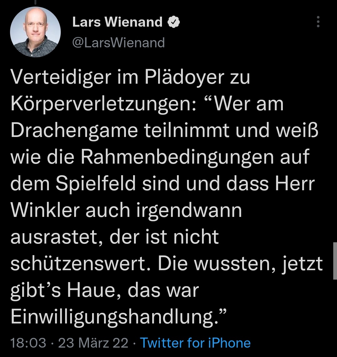 RudisBua's tweet photo. Verstehe ich das richtig? Das #Drachengame ist etzala Rechtsfreierraum laut Verteidiger? Gut zu wissen Herr Anwalt!
#Drachenlord 
#nuernbergerprozess https://t.co/rtrmaHz39n