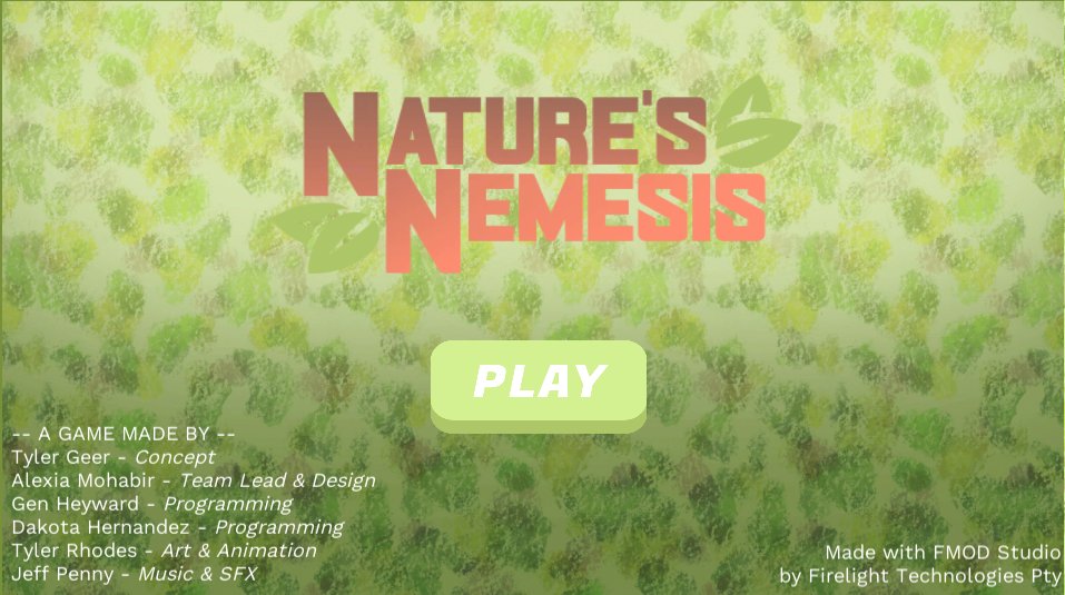 You can now play Nature's Nemesis, the game created for @ASAP_Arts_CT's Celebration of Young Game Designers event! This was a game jam game designed by a student and created by a team of us game devs. staryolkgames.itch.io/natures-nemesis