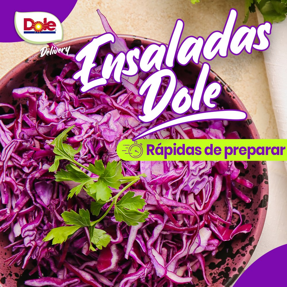 dolechile's tweet photo. En la semana, el tiempo siempre falta, por eso, en Dole te ayudamos con la preparación de tus comidas.
Disfruta de nuestras ensaladas, son rápidas de preparar y siempre listas para toda ocasión. ¡Come sano y rico!

#ViveSano #ViveDole https://t.co/0lnILSUzGo