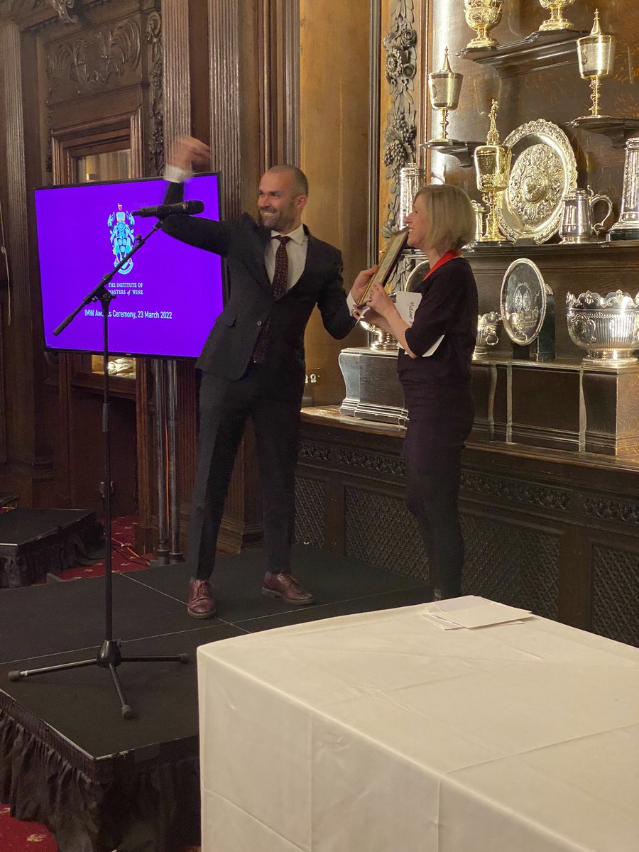 The Madame Bollinger Medal is awarded for outstanding tasting ability. Congratulations Álvaro Ribalta MW!