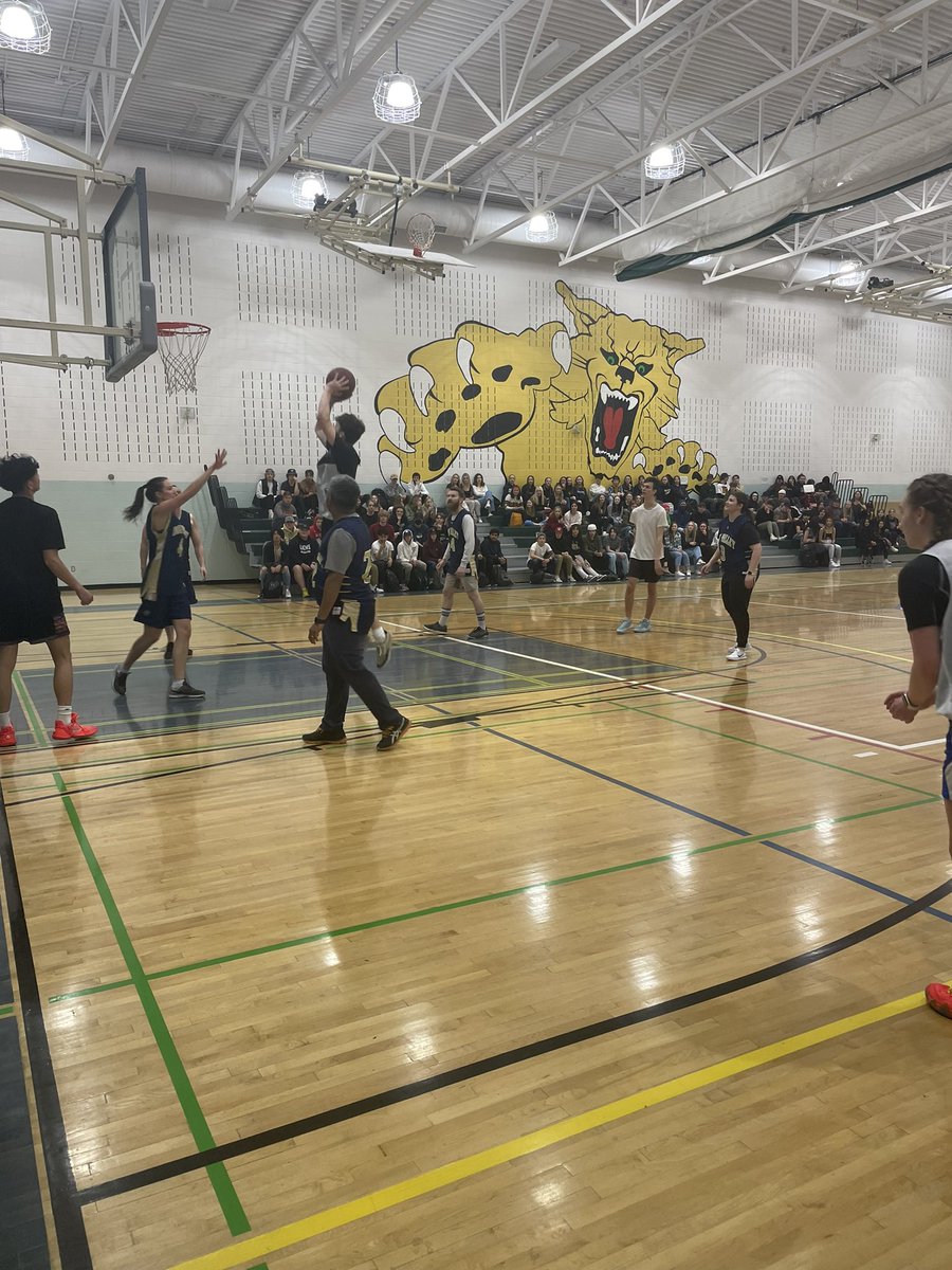 BVHS_Bobcats's tweet photo. Student vs Staff game! Great job team! Staff - we will get them next year :) #BVathletics #BVcares https://t.co/Wj41qzeCH1