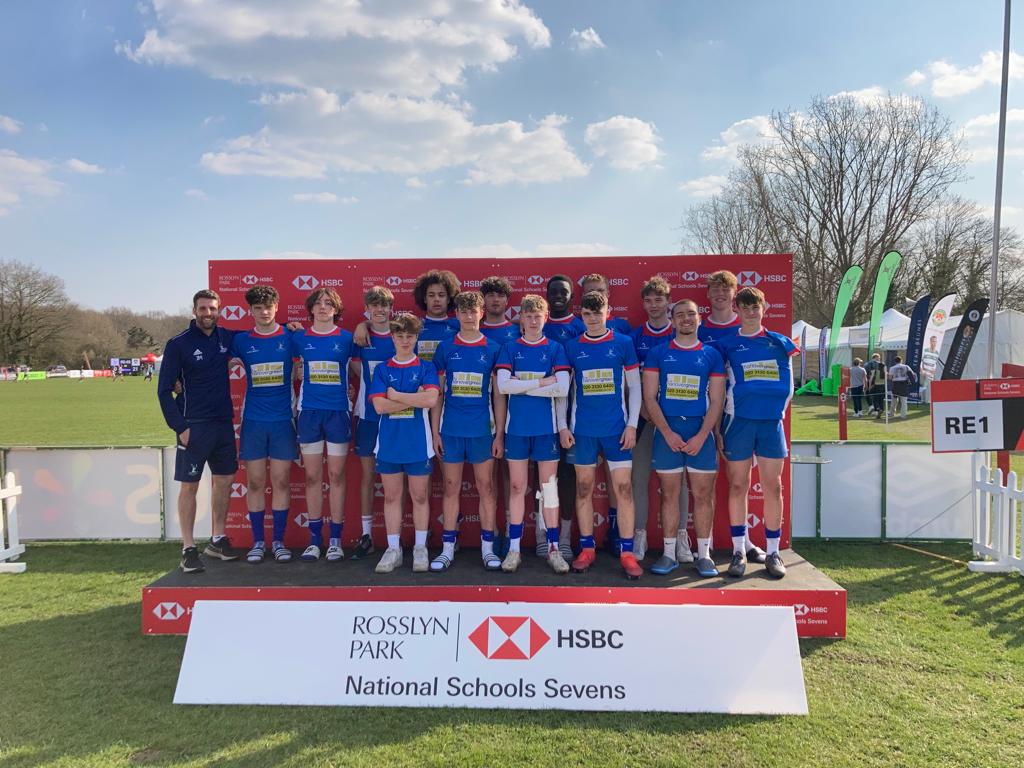 The Yr 11 Rugby 7s team played at the @RPNS7 today. We beat Hampton and Newcastle under Lyme to set up a group winning decider against Eton. We lost the game against a side who I’m sure will go far in the comp but the boys showed immense character and are a credit to the school
