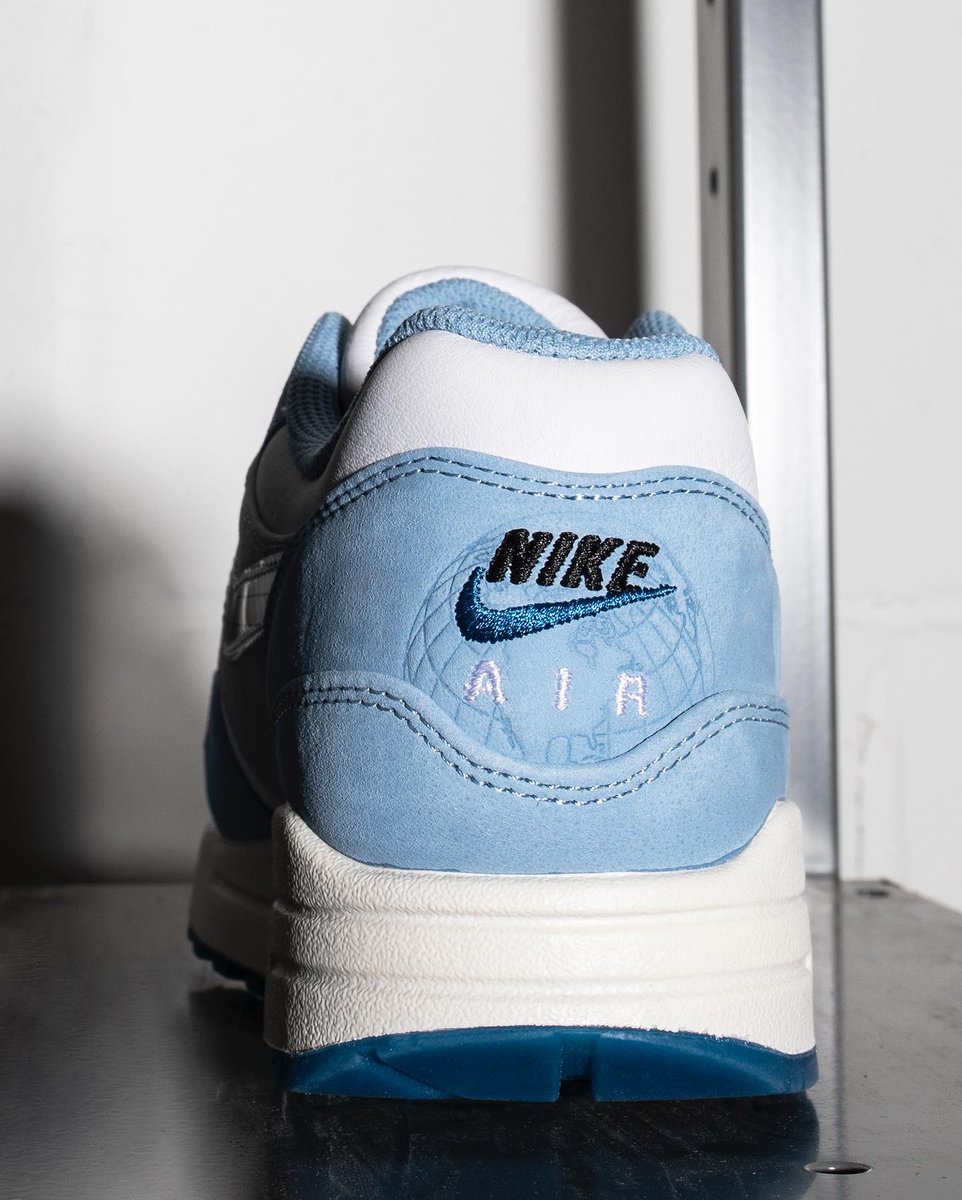crusoeandsons's tweet photo. The Nike Mens Air Max 1 Premium ‘Blueprint’ shoe is releasing on March 26th at 11am at our Huntington Village location on a first come, first serve basis. https://t.co/b8OHukLbRo