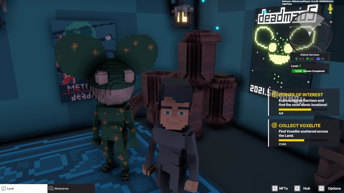 ian7nft's tweet photo. @TheSandboxGame @deadmau5 I just participated in the daily #SandboxAlphaS2Contest for a chance to earn up to 1,000 $SAND! Starting March 17 - Selfie with Deadmau5. Check out my screenshot below!
👇 #SandboxAlphaS2 https://t.co/IH2Msc8YiY