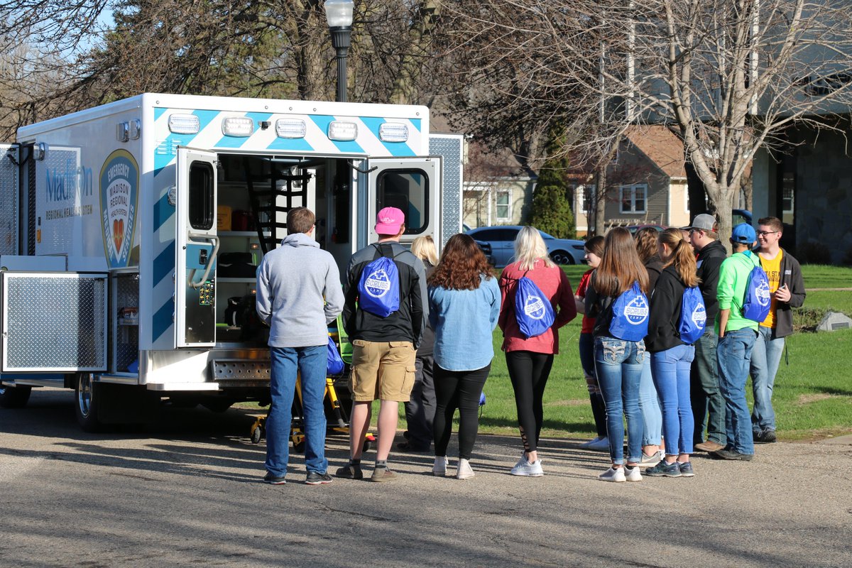 Curious about a future career in healthcare and/or health informatics? Students in grades 9-12 are invited to attend DSU’s Madison Scrubs Camp on Tuesday, April 12. 

Visit bit.ly/3qrjS24 and register to attend by Tuesday, April 5.