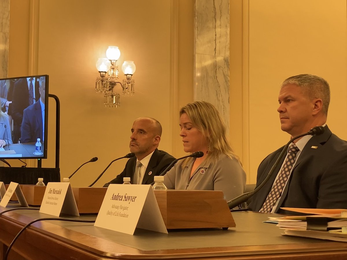 "To the Members of this Committee, please know that I speak for every caregiver when I say that our ability to provide holistic care for our veterans is hampered by frequent and intrusive assessments." - Dole Fellow Caira Benson #SVAC #PCAFC