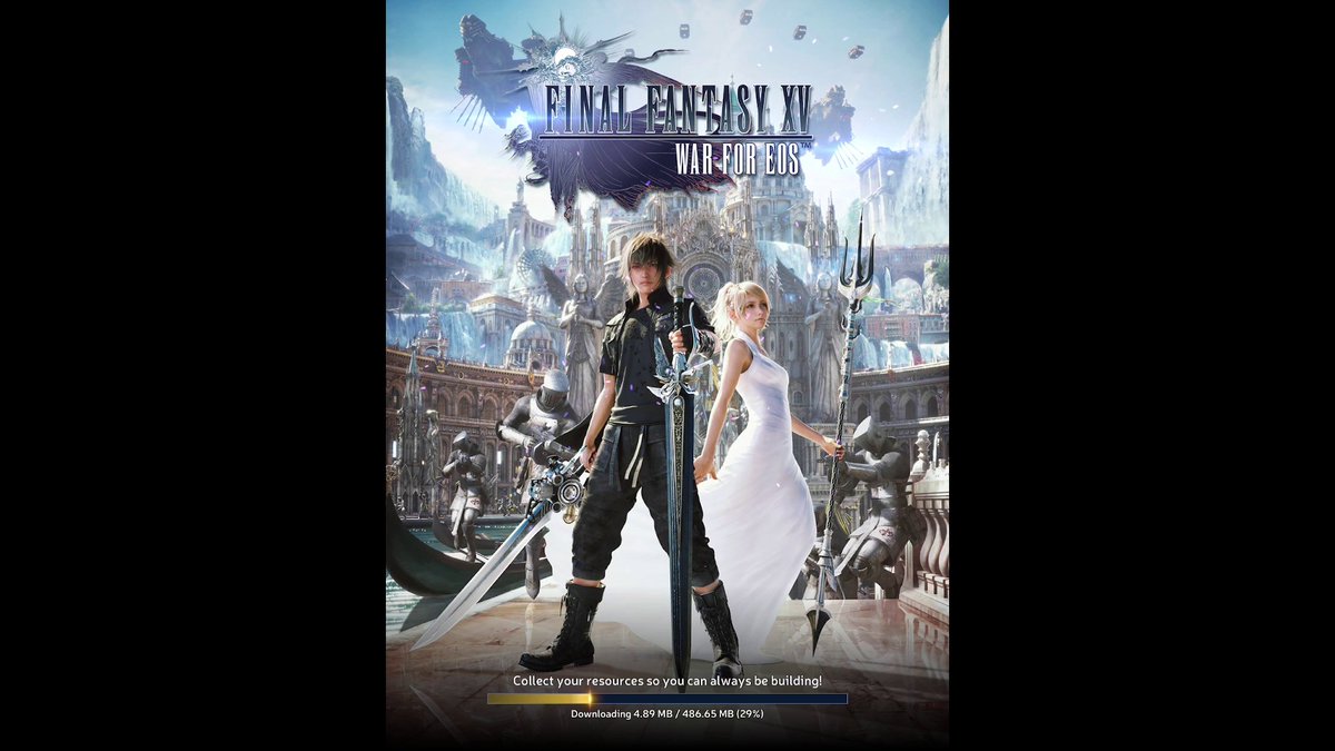 WorldOfIgnis's tweet photo. We played an hour of #FFXV/#FF15 War for Eos (WFE). Basically until we started hitting a wall where the game starts forcing you to wait or pay. Hopefully we'll get the video uploaded, but for now here's our impressions. https://t.co/rTaMAKS6mf