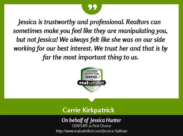 Who doesn't get excited about a happy client sharing their happiness? realsatisfied.com/Jessica-Sulliv… via @realsatisfied