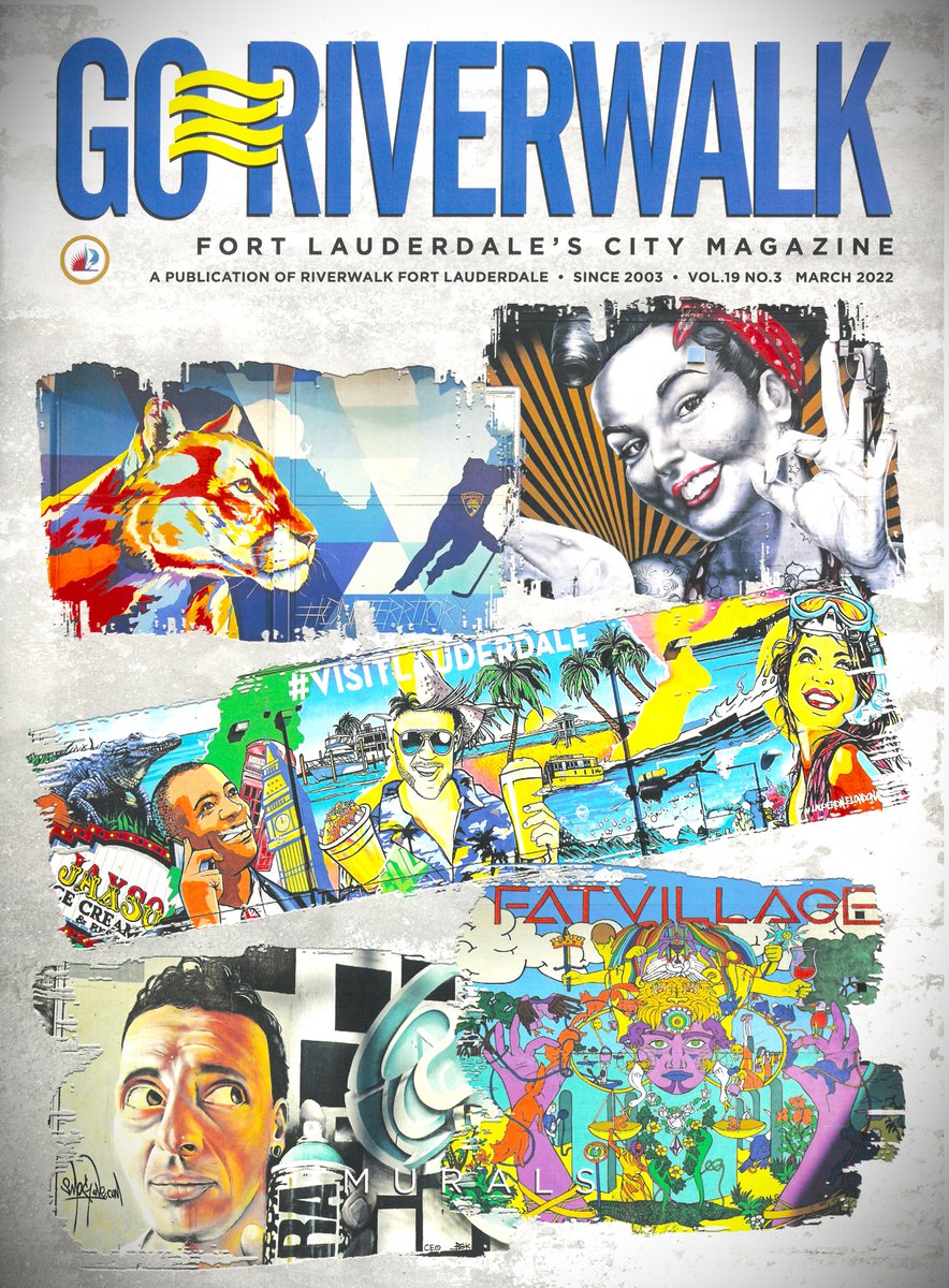DeanTrantalis's tweet photo. Be sure to pick up this month's copy of #GoRiverwalk Magazine before March is over to explore the many vibrant pieces of #publicart seen around #FortLauderdale! For your digital copy, visit https://t.co/y2gyf7SGWs @RiverwalkFTL https://t.co/65F9mUSd6W