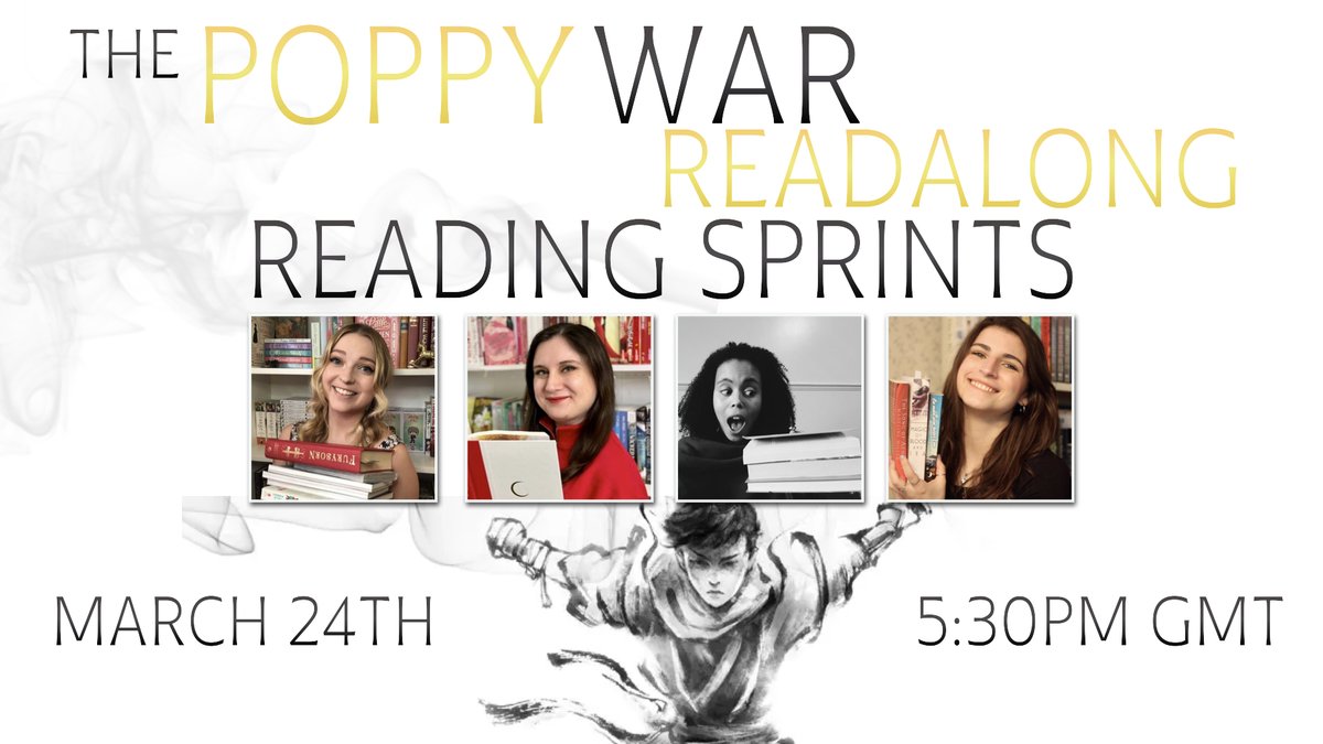 PoppyWarRA's tweet photo. ✨ LIVE READING SPRINTS ✨

Join us in our reading sprints this Thursday!! You can read with us or do whatever you want! 
With: @thebookaholicyt @ClumsyCharlott @sunshine_lorena @mythical_megan 

⬇️ SET A REMINDER ⬇️
https://t.co/ZBxf2wnjeK https://t.co/fM44fAULAo
