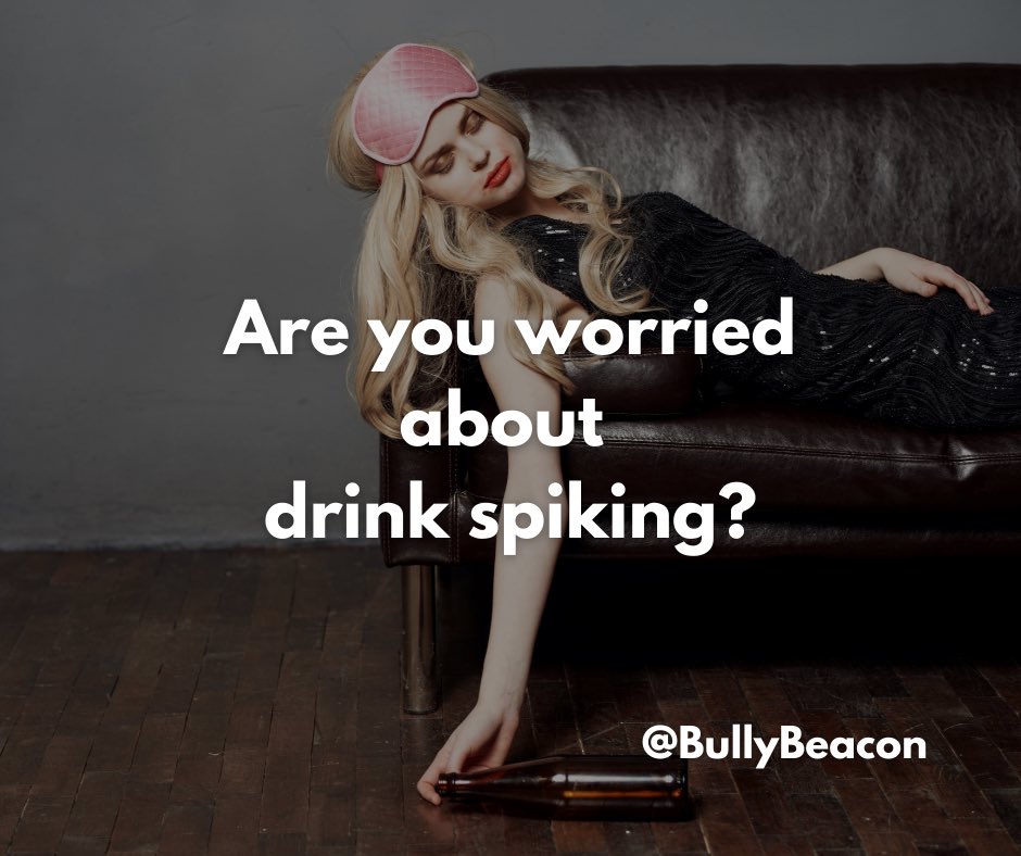 Are you worried about drink spiking? 🍺🥂🍷🥃🍸🍹

We have some top tips how you can protect against drink spiking on a night out & how to spot that someone has been spiked. Visit our website here> bullybeacon.co.uk/how-can-i-prot…

#drinkspiking #antispiking #Worcestershire #midlandshour