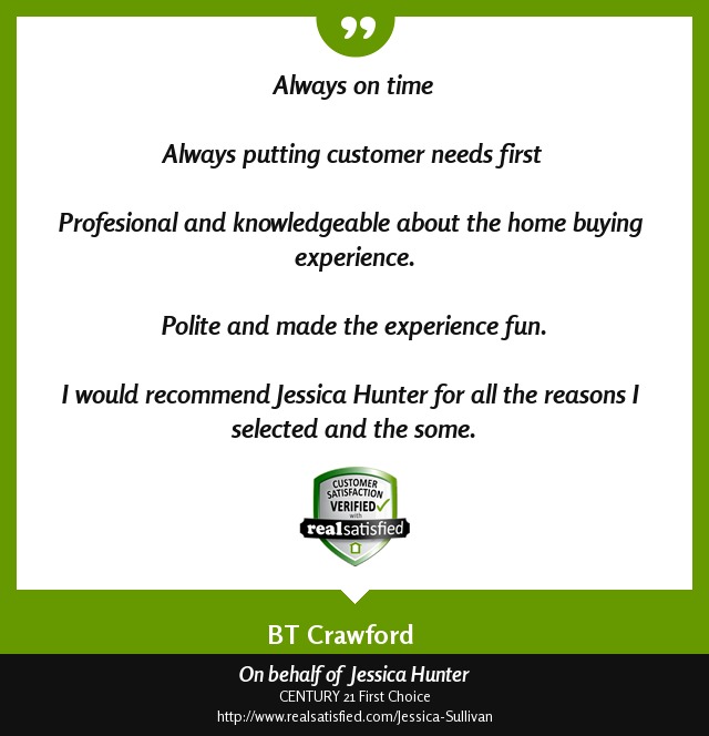 There’s nothing like a happy client, is there?  realsatisfied.com/Jessica-Sulliv… via <a href="/realsatisfied/">RealSatisfied</a>