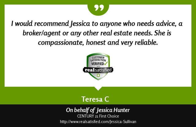 I’m truly honored to have helped this client.  realsatisfied.com/Jessica-Sulliv… via @realsatisfied