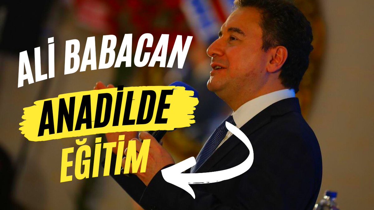 Ali Babacan dan Anadilde Eğitim Çıkışı  youtu.be/uFravFeZmJc 

#babacananlatıyor