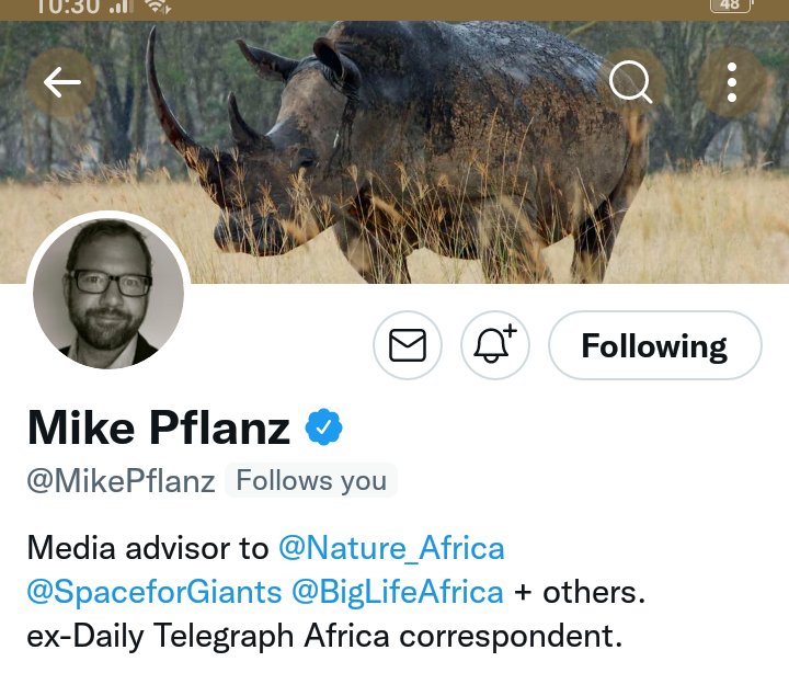 VMatiru's tweet photo. There's a guy called @MikePflanz who was born in Kenya, grew up in the UK and then came back to Kenya (That's already a red flag Colonizer in the house!). He is now the media advisor of TNC @nature_org and @NRT_Kenya
Go see what he posts about Africans!
#ErrantNatives
#LetsWakeUp https://t.co/FQSijnQamK