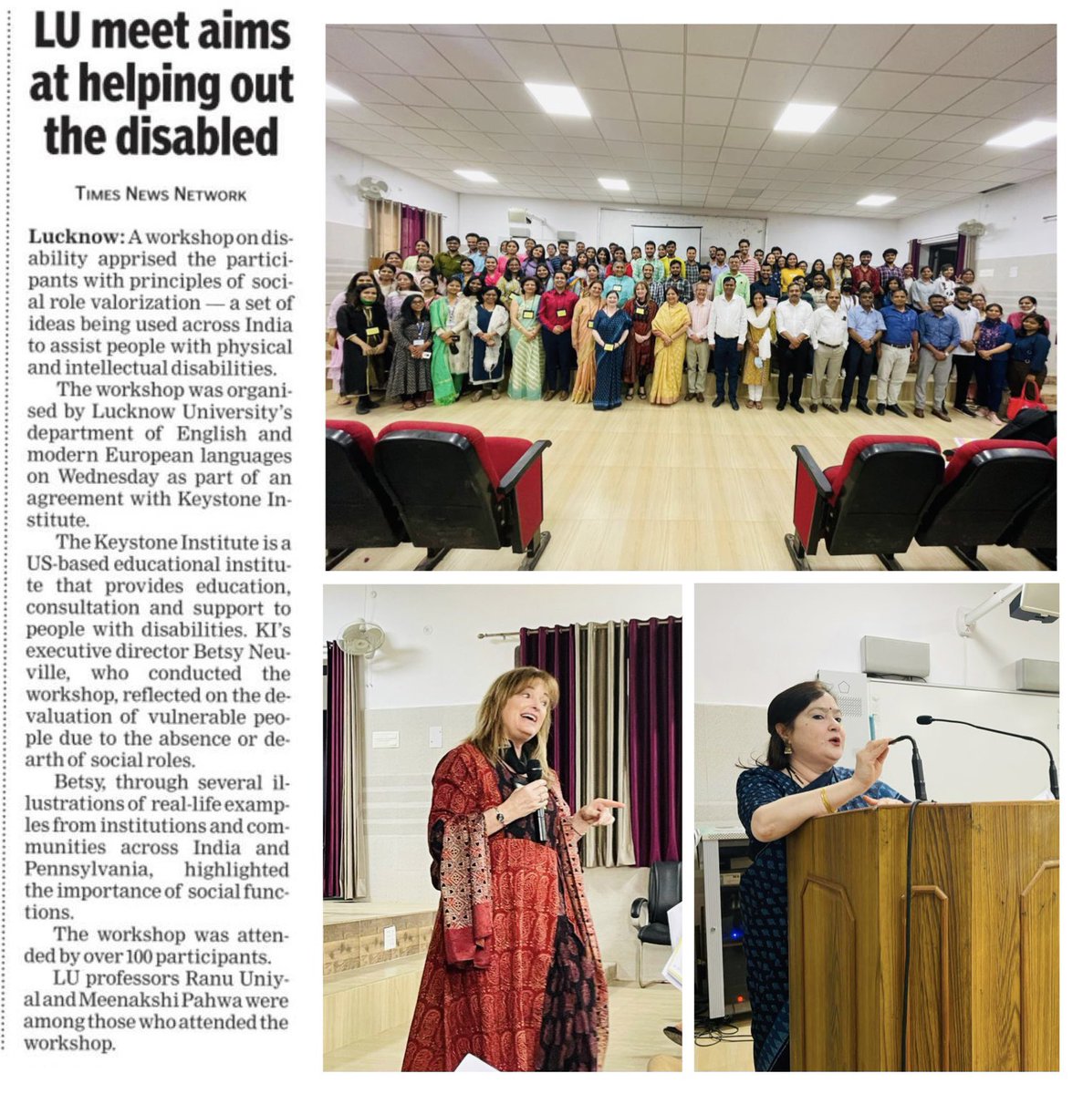 lkouniv's tweet image. @lkouniv के अंग्रेजी विभाग में @KeystoneIndia द्वारा सामाजिक मूल्य वर्धन पर कार्यशाला
@profalokkumar @GovernorofUp @anandibenpatel