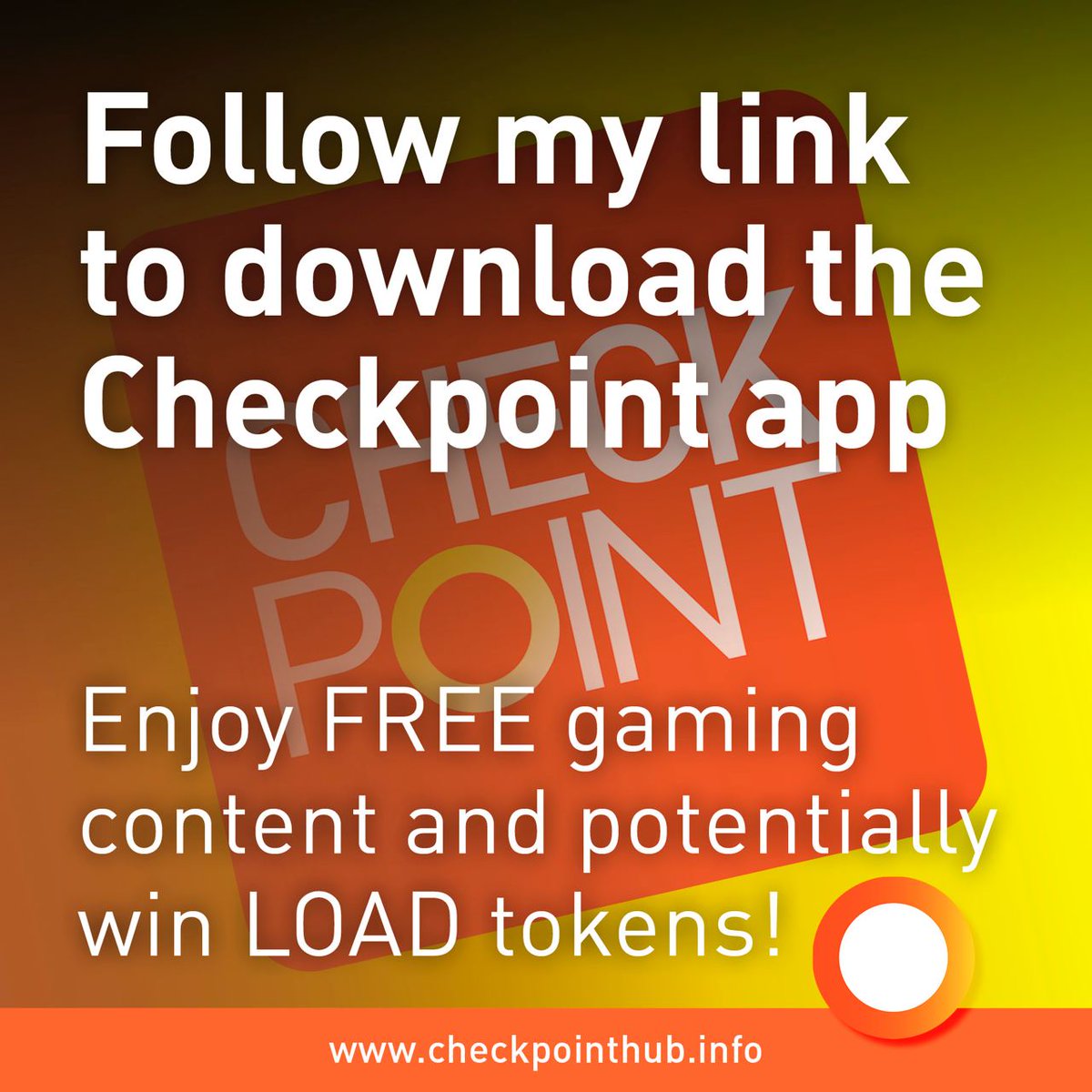 CheckpointToken's tweet image. Have you checked out our #referral #contest? Join now and download the Checkpoint app in the app store for a chance to #win some LOAD tokens!

buff.ly/3igHke5

Want to get more referrals? Checkpoint has made this banner you can use when sharing the referral contest!