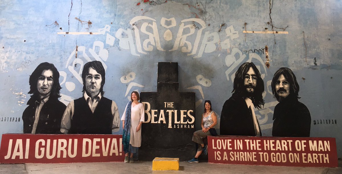 Breathedreamgo's tweet photo. What a wonderful day we had today! The @India4Beginners Holi Tour with Amber went to the Beatles Ashram. We loved exploring the grounds of the ashram and also learning about the local culture from guide Deeksha. 😃✨✨

#indiatour #indiaforbeginners https://t.co/D9hqysi0RC