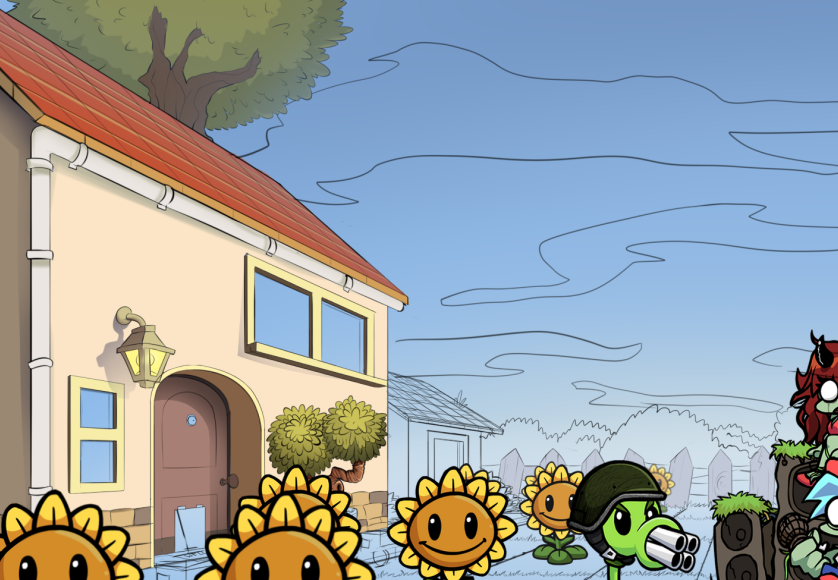 JasonTheArtKid's tweet photo. Got a display tablet 2 days ago and I can add more detail than ever to the bg https://t.co/GB0xPHLO7i