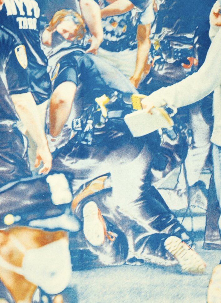 Ruvan77's tweet photo. “Reason and Answer” Riso-printed 2020 documentations of police brutality x political vandalism. In #Unfinished the show at @IPCNY curated by @QueerWork .
IPCNY - 508 W 26th St #5A, New York, NY 10001 closing 5-8pm Thursday, March 24 #Unfinished #artivism #risograph #blm https://t.co/U8OyyHyGkD