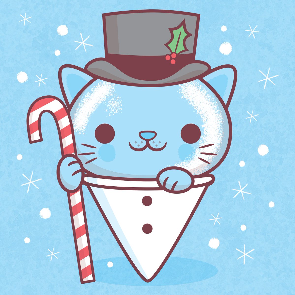 Frostie the Sno-Cone 1/1!
He's a Kitty Cone cousin! 🥰😅🥶☃️