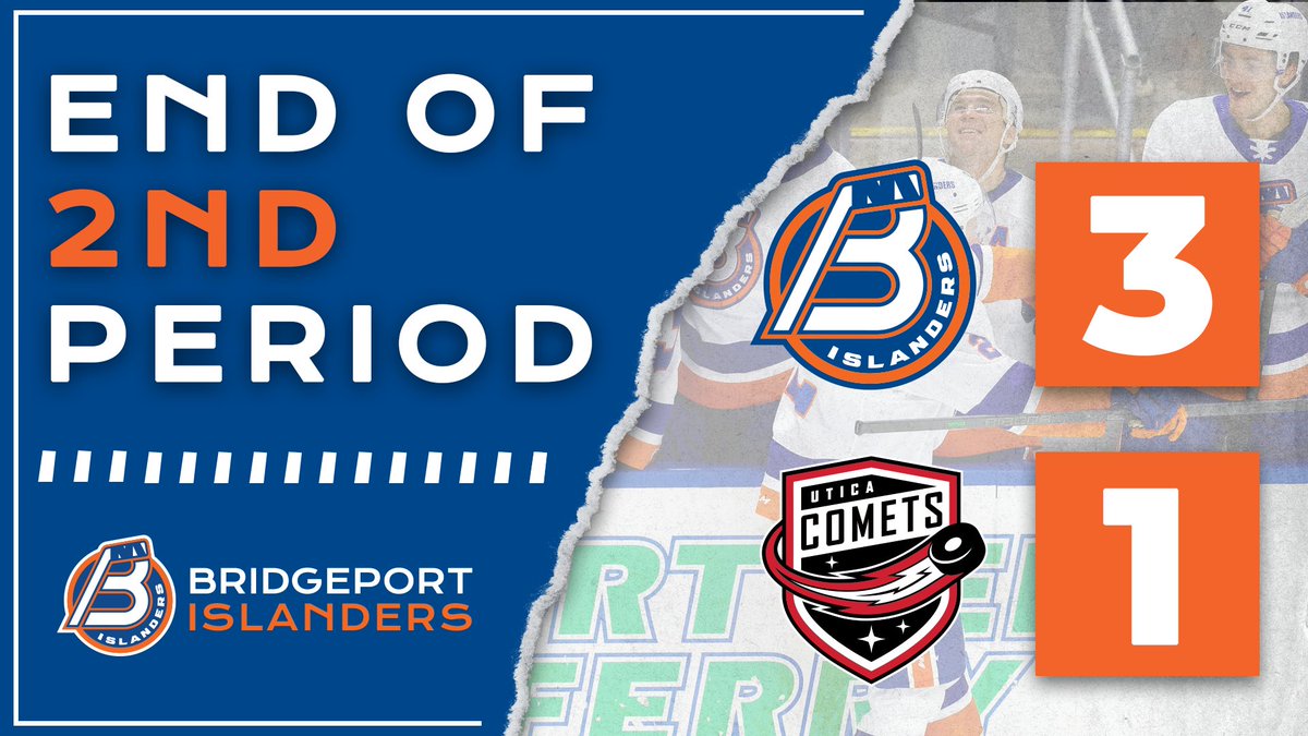 AHLIslanders's tweet photo. End of the Second 
Shots: BRI 21 | UTI 24
#BRIvsUTI https://t.co/kxmH718yFP