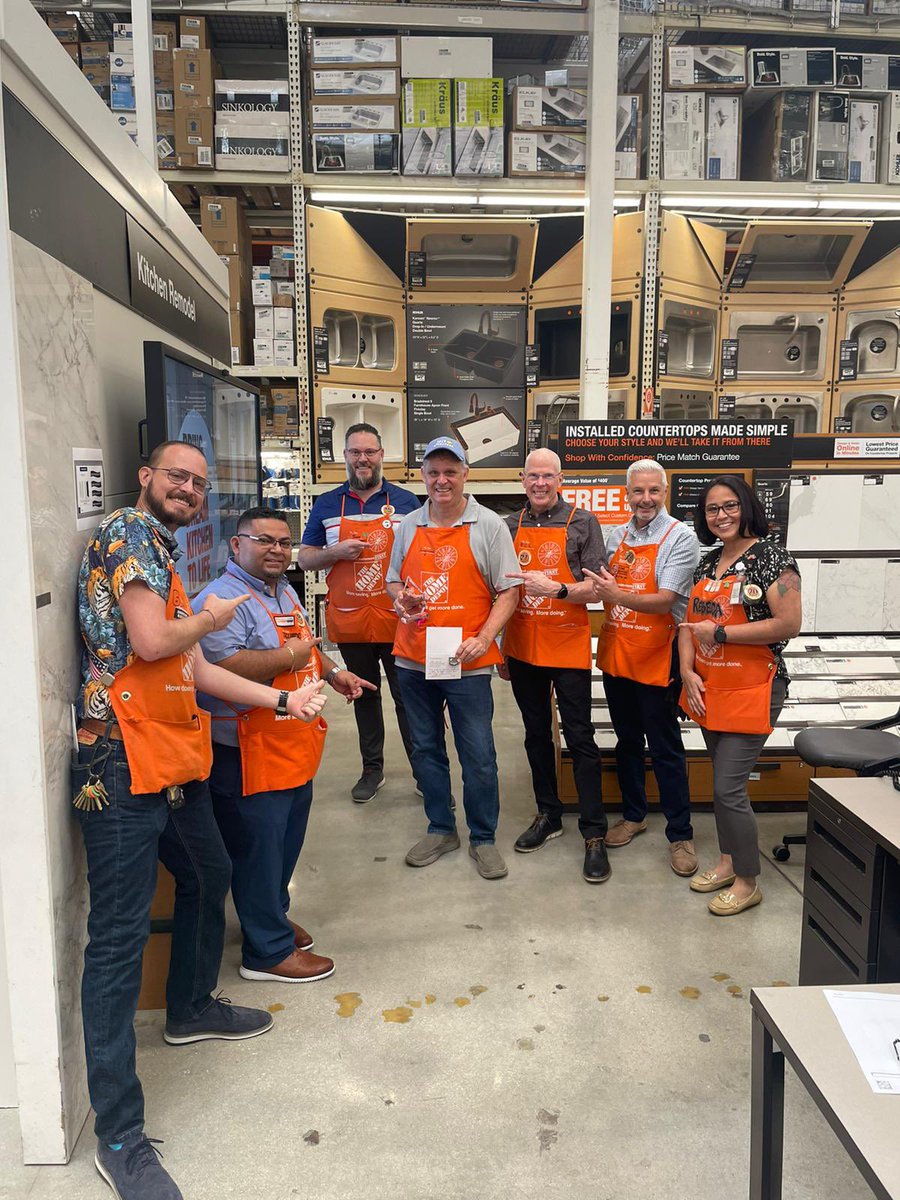 Thank you <a href="/RMongeau/">Rick Mongeau</a> and <a href="/Scott_Key_HD/">Scott Key</a> for stopping by our store to recognize our super star designer Jay! We all appreciated you sharing your vast knowledge and company vision in our Specialty and Pro Side of the business.