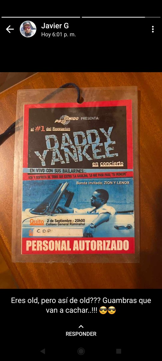 0x4r2's tweet photo. Eres old, pero así de old #daddyyankee https://t.co/itG7dSWj3H