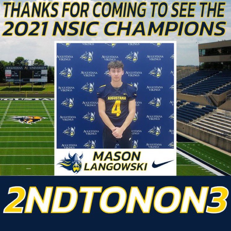 Had an awesome visit <a href="/AugieFB/">Augustana Football</a> yesterday! Loved seeing what Augustana is all about! Thanks again <a href="/CoachChaseKing/">Chase King</a> <a href="/CoachSipple/">Mark Sipple</a> <a href="/CoachOJ_/">Jerry Olszewski</a>