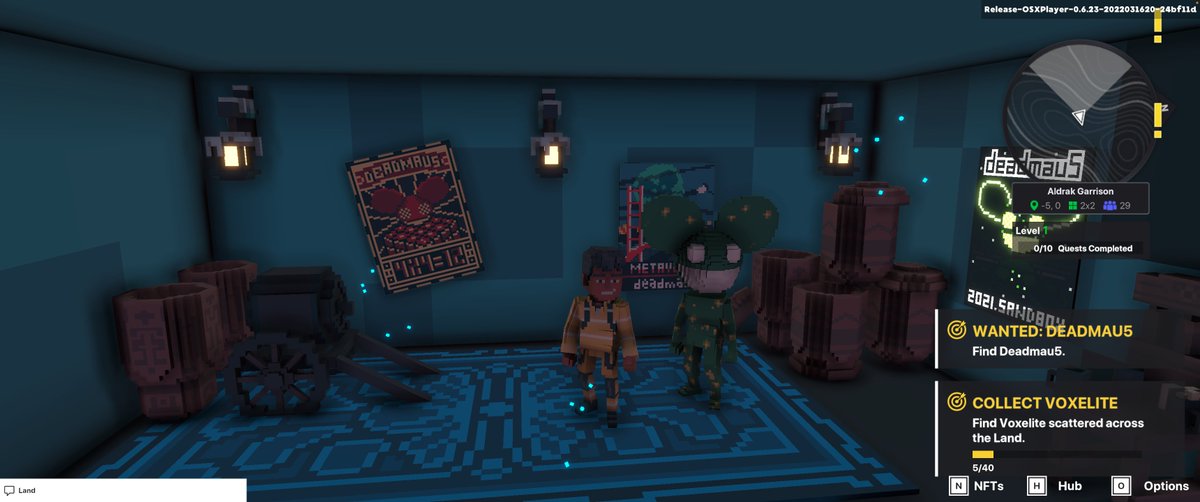 SandySteinke10's tweet photo. @TheSandboxGame @deadmau5 I just participated in the daily #SandboxAlphaS2Contest for a chance to earn up to 1,000 $SAND! Starting March 17 - Selfie with Deadmau5. Check out my screenshot below!
👇 #SandboxAlphaS2 https://t.co/CTT15mOVhr