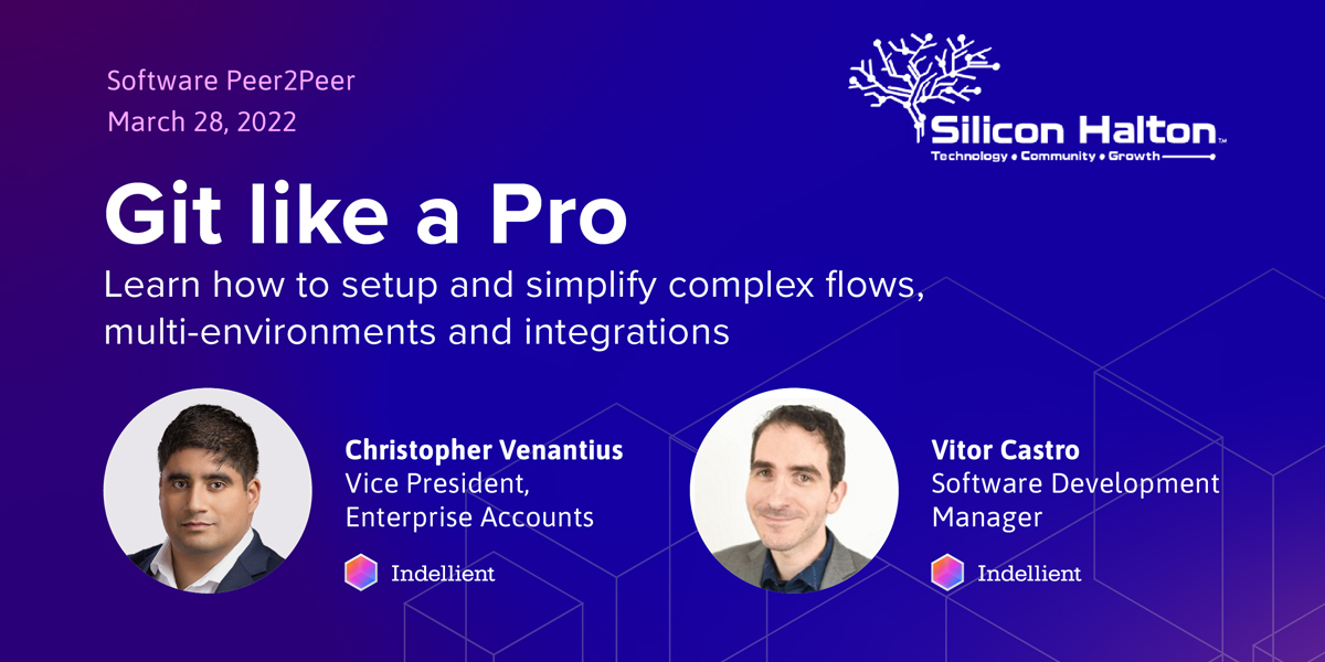Git like a Pro. Learn how to setup and simplify complex flows, multi-environment and integration. Thx to the presenters from @Indellient 

A <a href="/SiliconHalton/">Silicon Halton</a> Software Peer2Peer event
Mar 28/22 @ 7pm - Virtual
bit.ly/3sNW6hb
#GIT