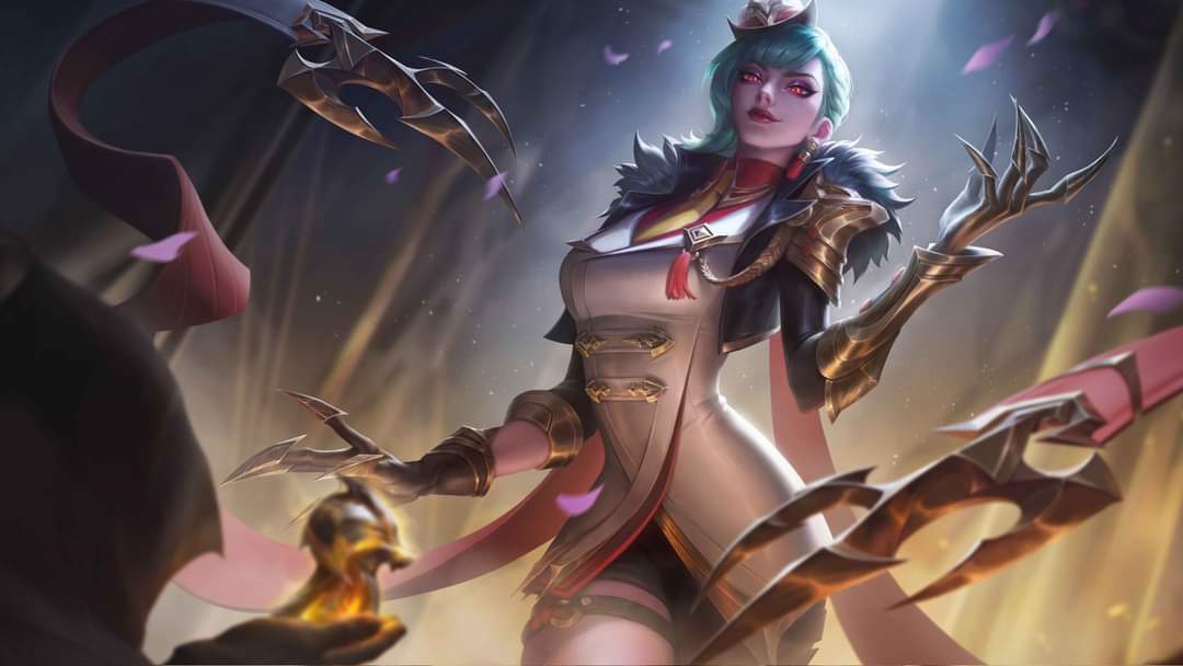 LoLColombiaCo's tweet photo. #WildRift 📱 | Conoce el SplashArt 🎨 Evelynn Gloriosa Carmesí ✨ https://t.co/UhM15lkgNe