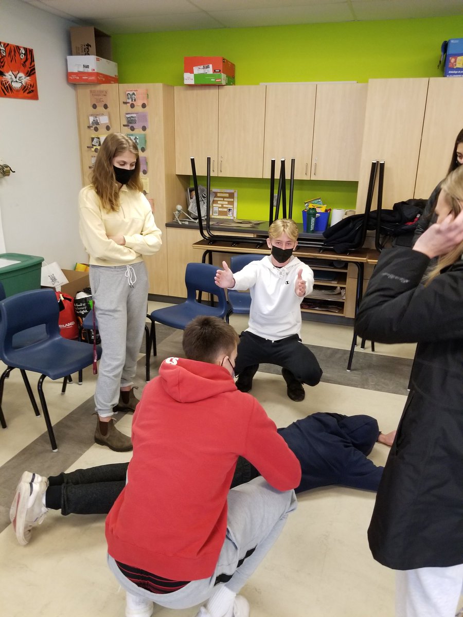 Leadership 12 had an AMAZING session with Mr. Bauckman today! Wow, so many moments where we were able to build trust with each other &amp; play games that teach us so much more about ourselves than we realize! <a href="/HRCEArts_CPA/">HRCE Fine Arts-CPA family</a> #ThanksToYouHalifax