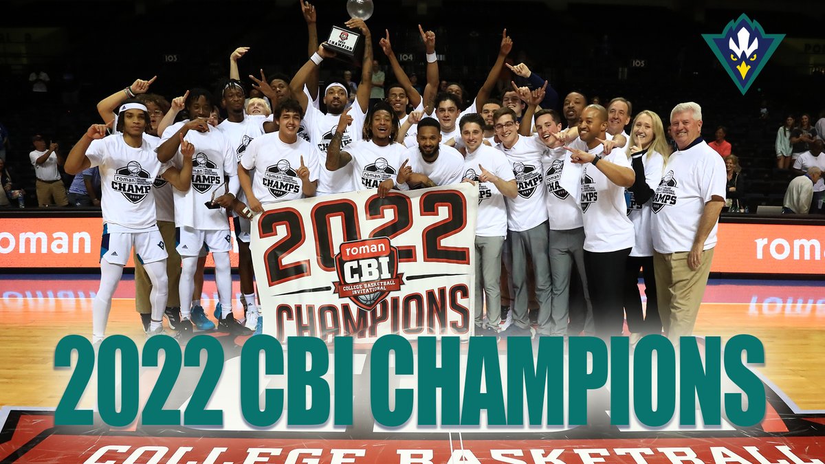 uncwmenshoops's tweet photo. Four games in four days to conclude a memorable season. Congratulations, @CBITourney Champions!

#HawkYeah #WinTheDay #UNCW https://t.co/SLCPDPX6PH