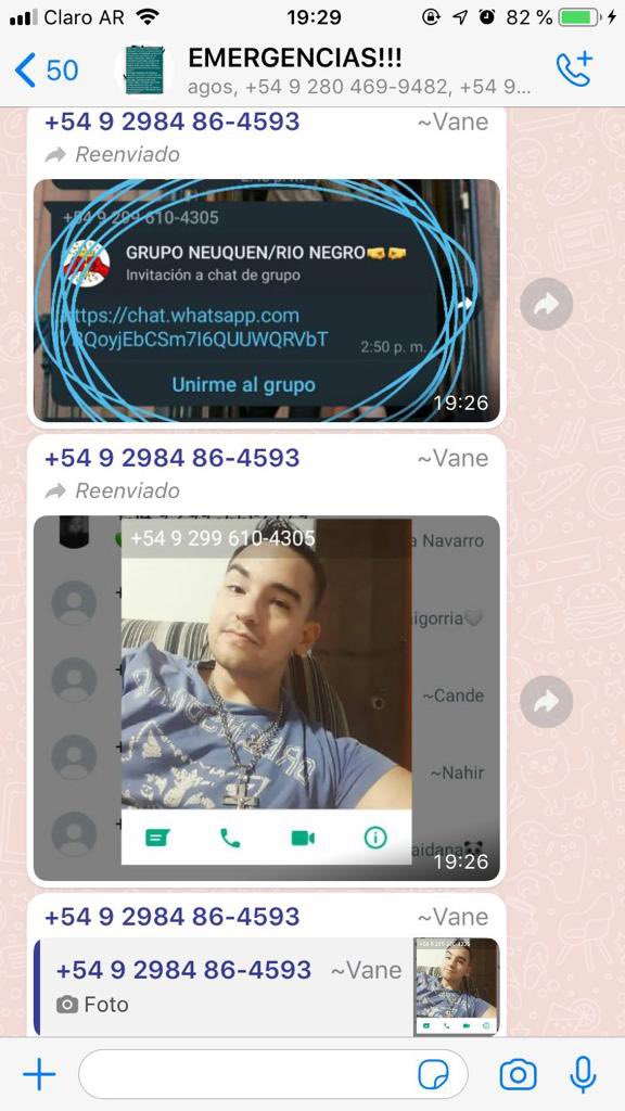 delfinahaag's tweet photo. lo subo acá para que estén atentas y tengan cuidado, el chabon se unió a grupos de la facultad de roca, de neuquen y vayan a saber cuantos mas. Compartan así estamos todos al tanto https://t.co/vfrlSUUoiv