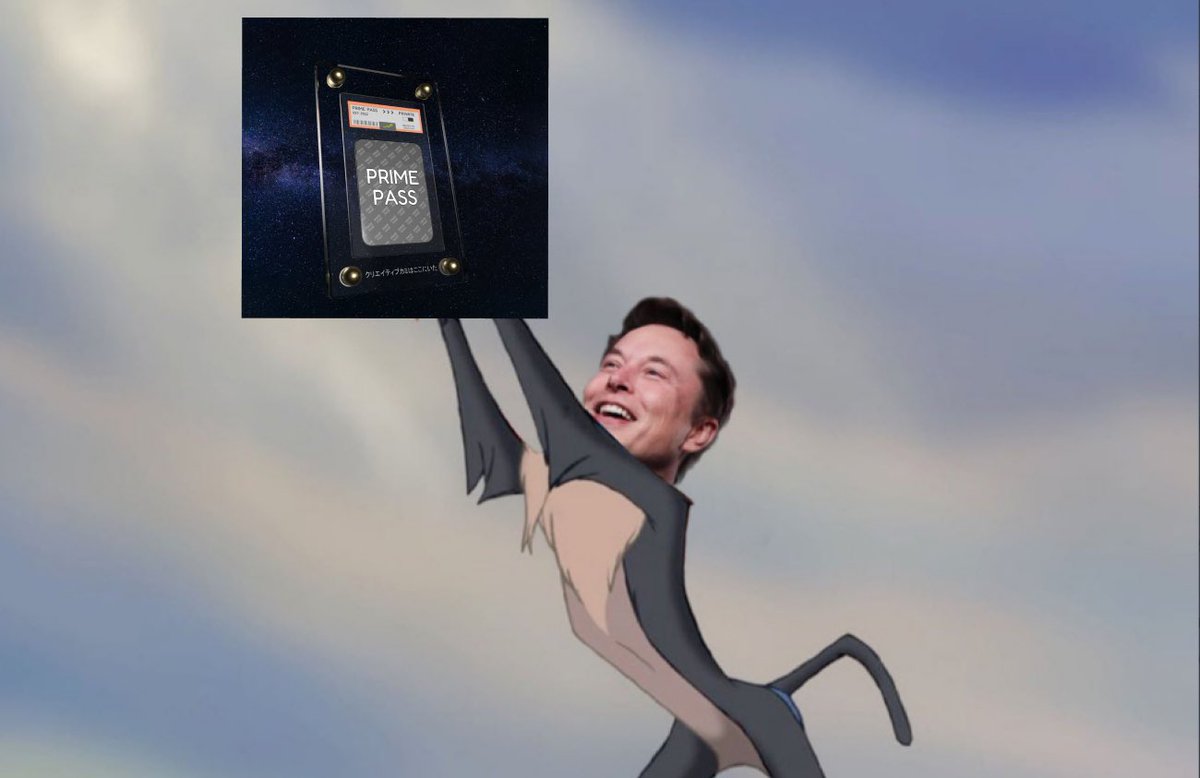 PrimePassNFT's tweet photo. Elon knows the deal! 👀 #PrimePass #nft #NFTs #crypto https://t.co/LJCFwaUZQU