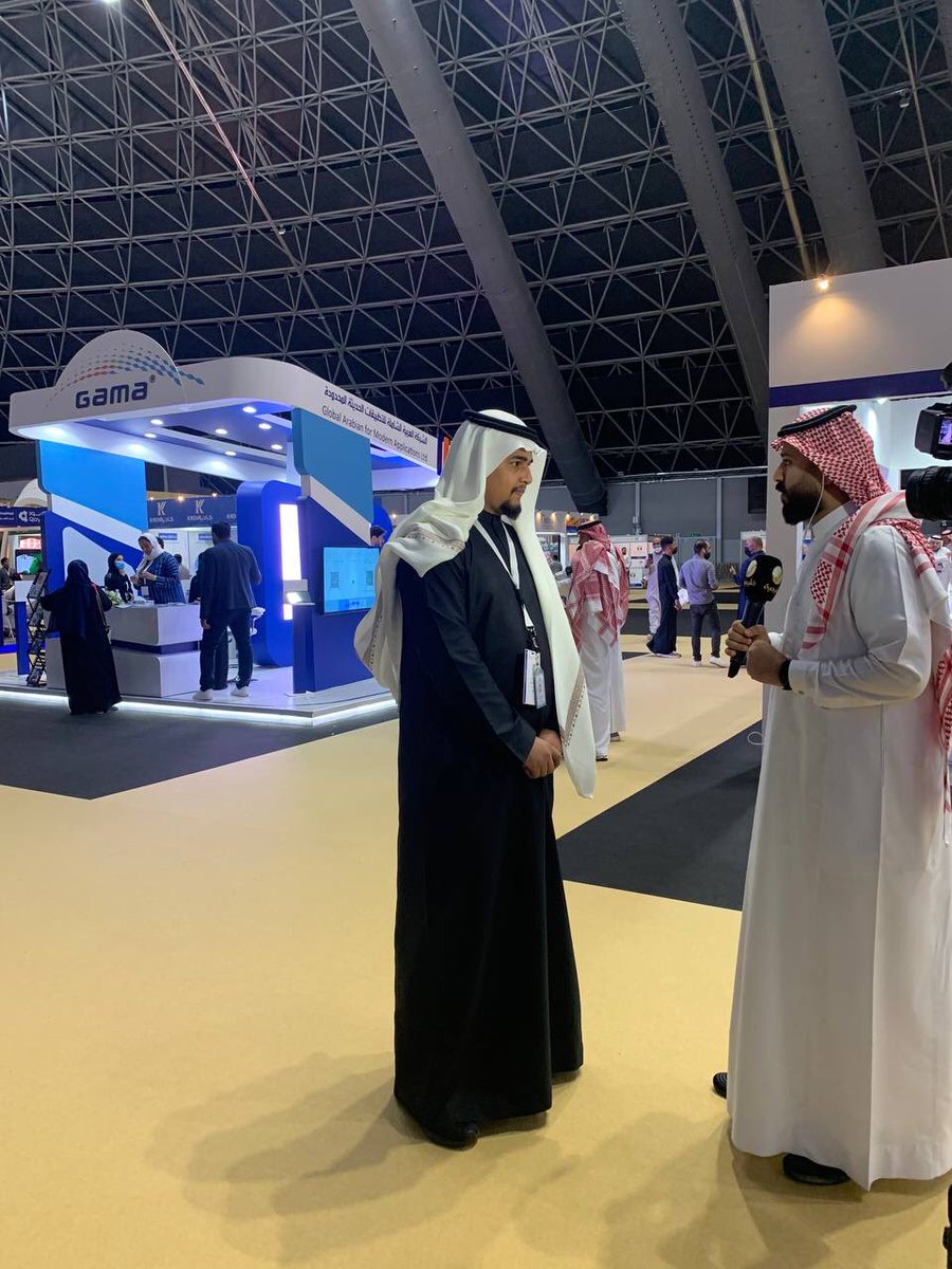 تغطية قناة روتانا الخليجية <a href="/Khalejiatv/">روتانا خليجية</a> لجناحنا في اليوم الثالث من معرض و مؤتمر وزارة الحج و العمرة 
#التحول_نحو_الابتكار 
#وزارة_الحج_والعمرة
#التحول_الرقمي #جاما 
#جدة_سوبردوم