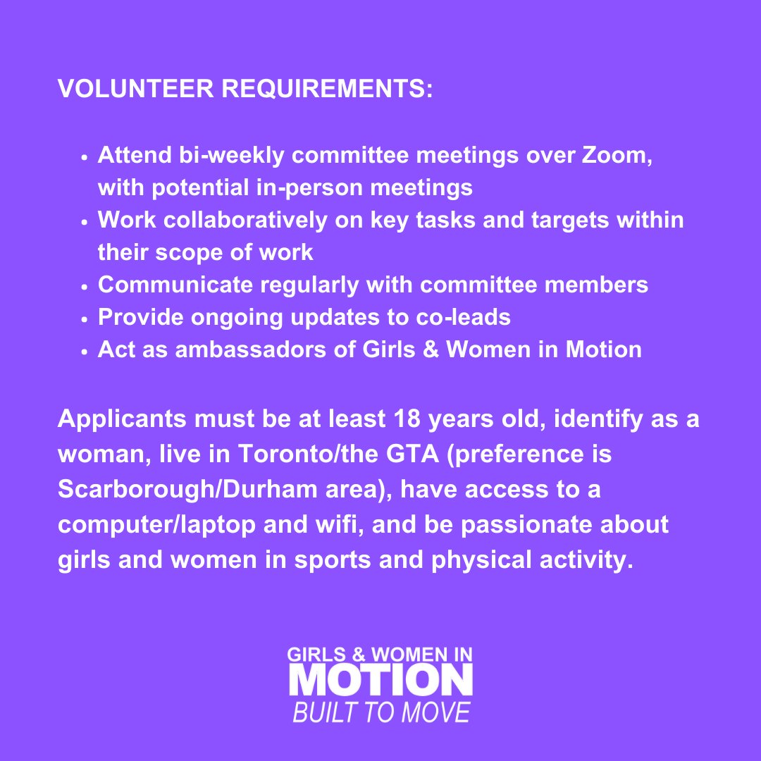 GWinMotion's tweet image. We're looking for participants to join our Volunteer Planning Committee for our Built to Play Girl's Only Soccer Program. Applications are due April 3. Learn more about the positions, the program, and how to apply by visiting gwinmotion.org/2022/03/23/bui… #GirlsInSport #Scarborough