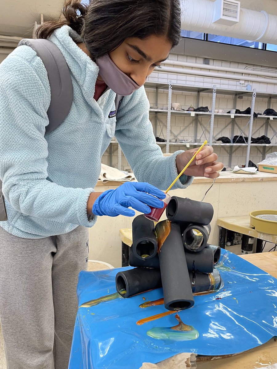 The National PTA has a long-standing commitment to the arts. Each year over 300,000 students create original works for the Reflections program. The sculpture Keerthi created in Ceramics class titled “Under the Skin”, won third place! Congratulations Keerthi! #wiltonwayct