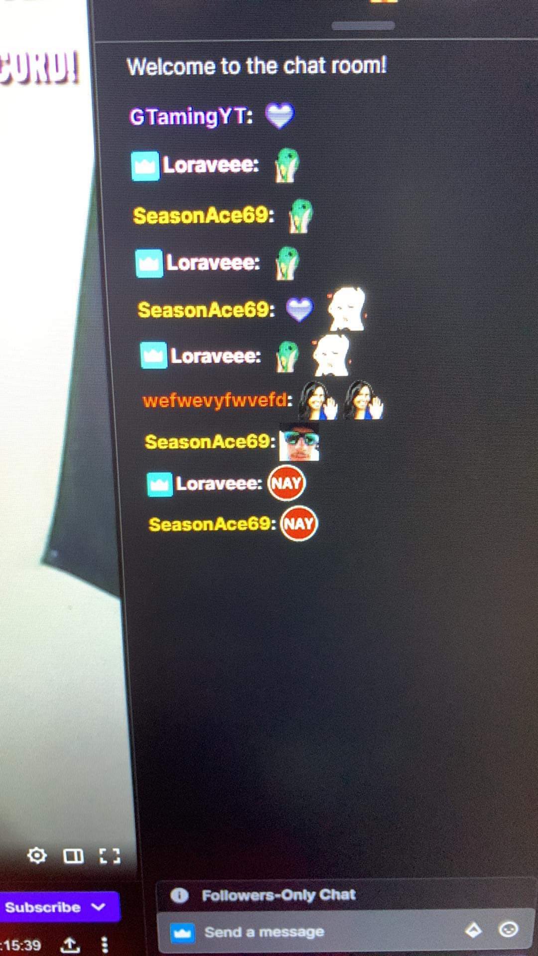 Loravee on Twitter "Just chased a twitch imposter offline with a