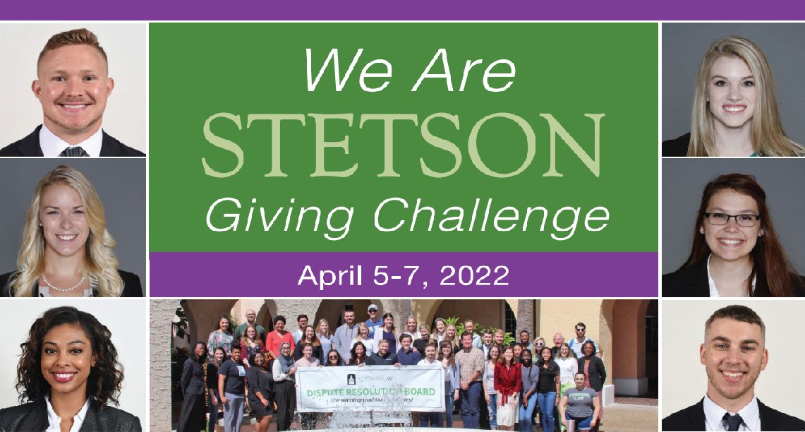 The We Are Stetson Giving Challenge kicks off in less than two weeks! Keep an eye out for more details about this year’s challenge and how you can participate and make a difference in the lives of our students. #WeAreStetson