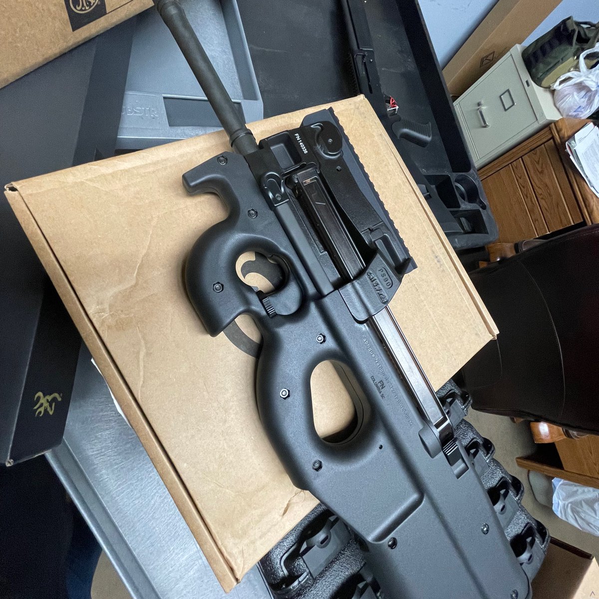 SumnerGunSupply's tweet photo. Some guns are so hard to get, when you see it, you better get it. The FN PS90 is one of those guns. Unique, collectible, and fun to shoot!
#fn #fnps90 #ps90 #fn57 #57nato #fungun #coolgun #rangegun #moviegun #gunrange #collectorgun https://t.co/BnyChkv7Zb