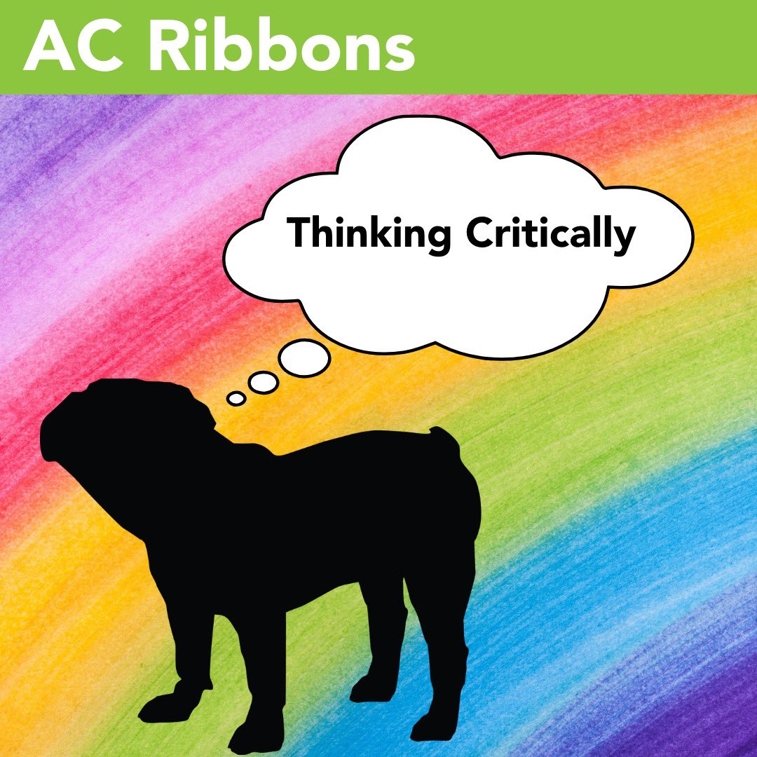 AC_Ribbons's tweet photo. Our green ribbon stands for Thinking critically! #ribbonsofexcellence #bulldogproud #thinkingcritically #ac https://t.co/Yc9KjErTcT