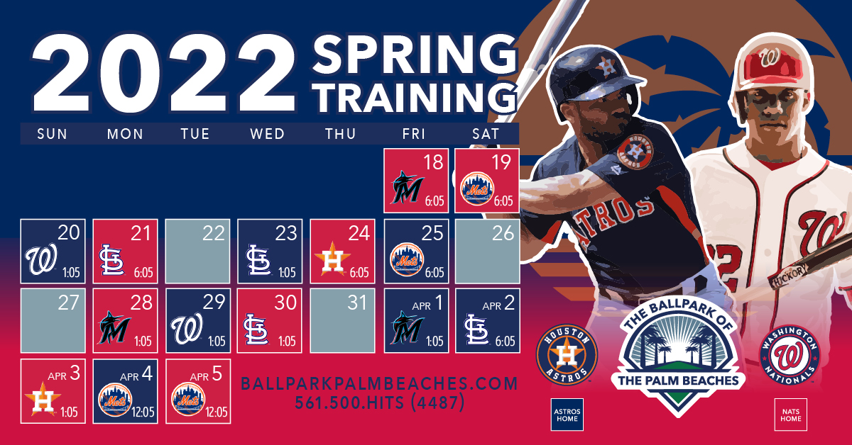 hgiwpboutlets's tweet image. Spring Training is back in West Palm Beach! ⚾ Don't delay, there are only a few games left and guest rooms are selling out fast. ⬇️ 
ms.spr.ly/6181wcNeR
📷 The Ballpark of the Palm Beaches

#AstrosST #LevelUp #ST22 #ThePalmBeaches #VisitWPB